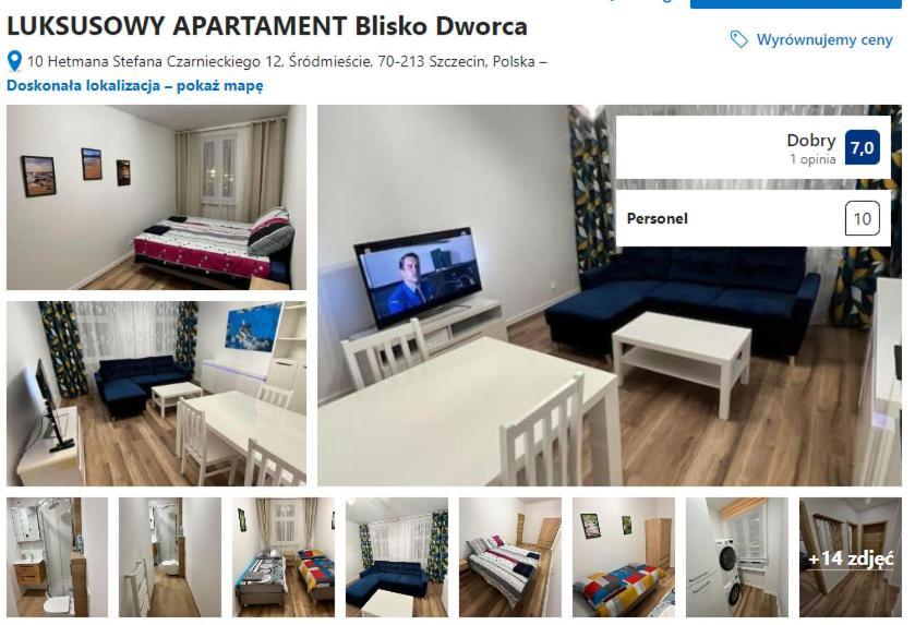 Luksusowy Apartament Przy Dworcu Štetín Exteriér fotografie
