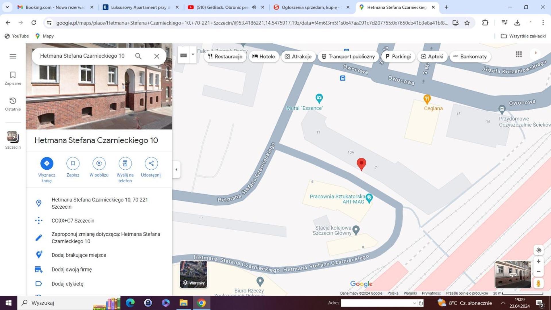 Luksusowy Apartament Przy Dworcu Štetín Exteriér fotografie