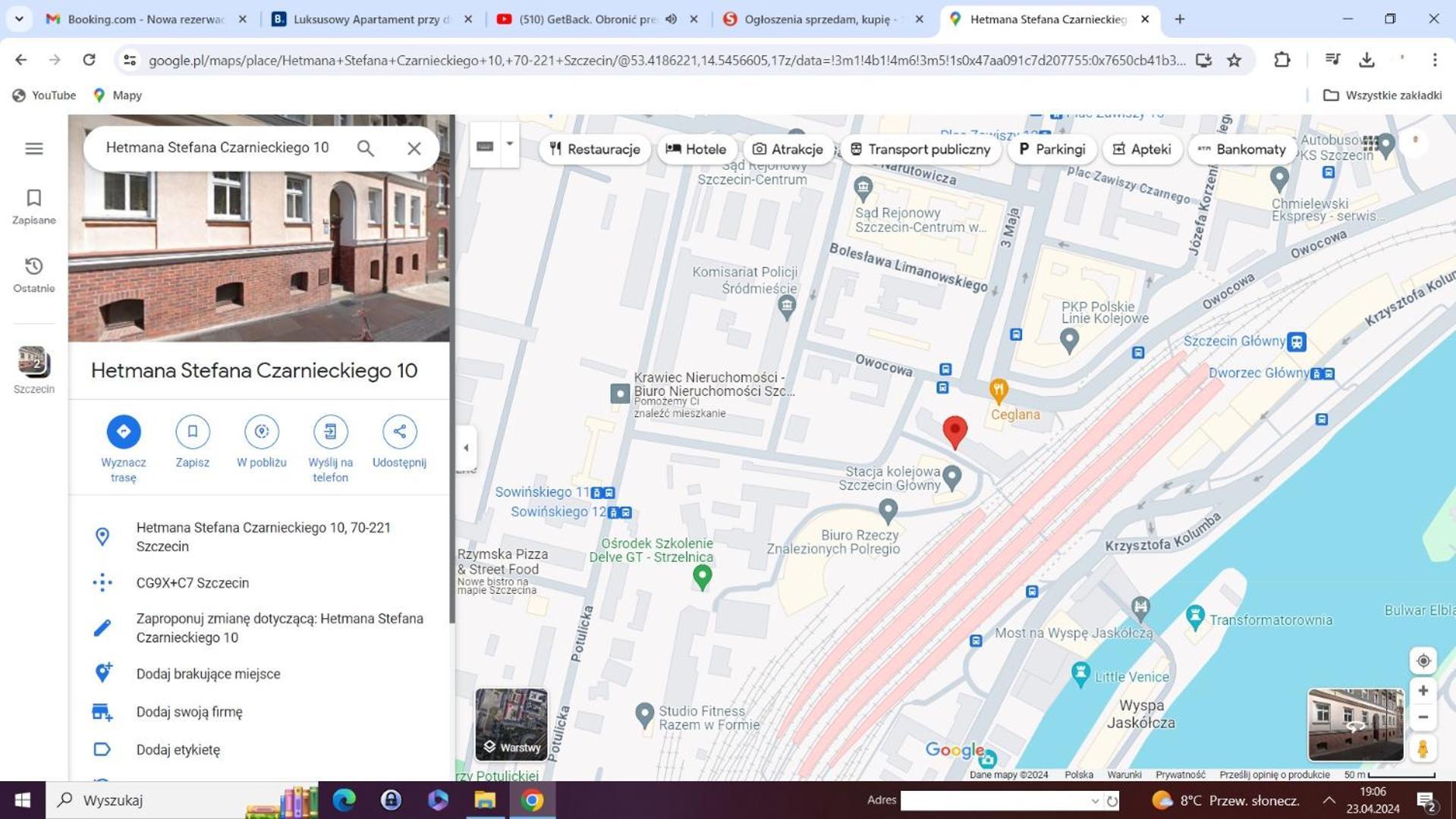 Luksusowy Apartament Przy Dworcu Štetín Exteriér fotografie